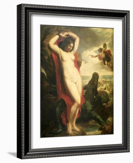 Andromeda and Perseus, C.1840-William Etty-Framed Giclee Print