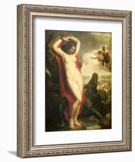 Andromeda and Perseus, C.1840-William Etty-Framed Giclee Print