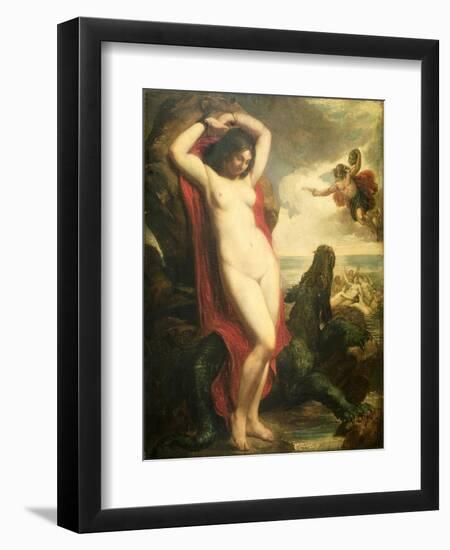 Andromeda and Perseus, C.1840-William Etty-Framed Giclee Print