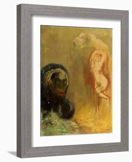 Andromeda and the Monster-Odilon Redon-Framed Giclee Print