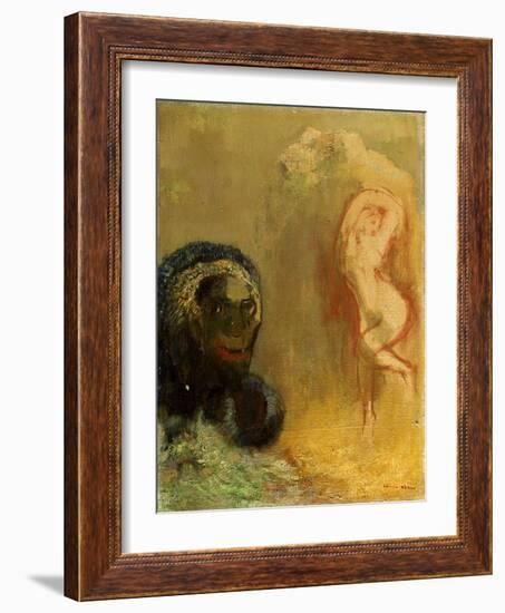 Andromeda and the Monster-Odilon Redon-Framed Giclee Print