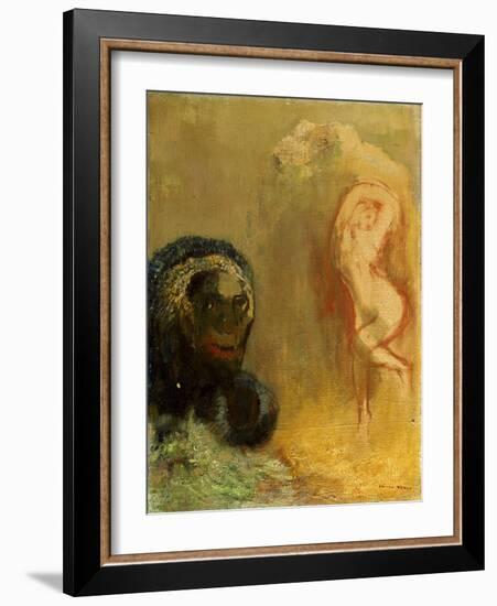 Andromeda and the Monster-Odilon Redon-Framed Giclee Print