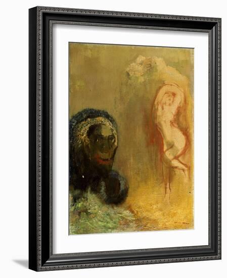 Andromeda and the Monster-Odilon Redon-Framed Giclee Print