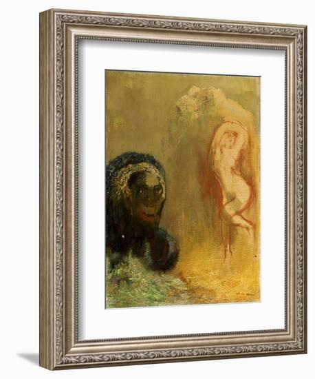 Andromeda and the Monster-Odilon Redon-Framed Giclee Print