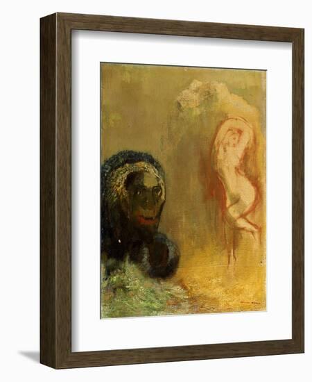 Andromeda and the Monster-Odilon Redon-Framed Giclee Print