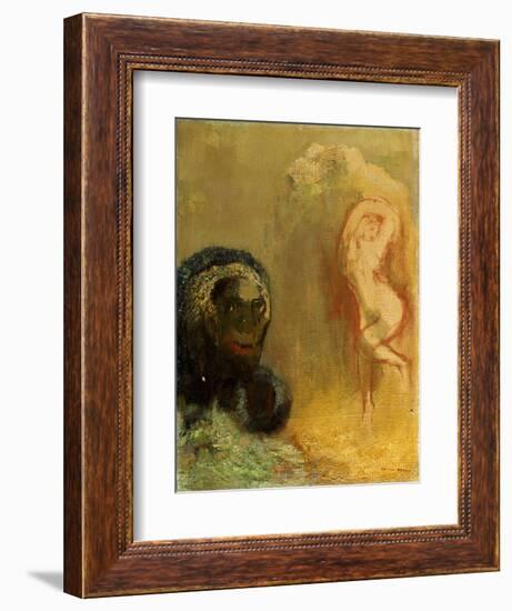 Andromeda and the Monster-Odilon Redon-Framed Giclee Print