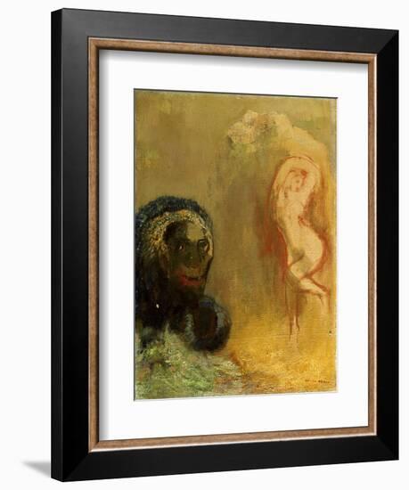 Andromeda and the Monster-Odilon Redon-Framed Giclee Print