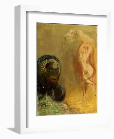 Andromeda and the Monster-Odilon Redon-Framed Giclee Print