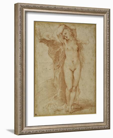 Andromeda Chained to the Rock, 1602-Guiseppe Cesari-Framed Giclee Print