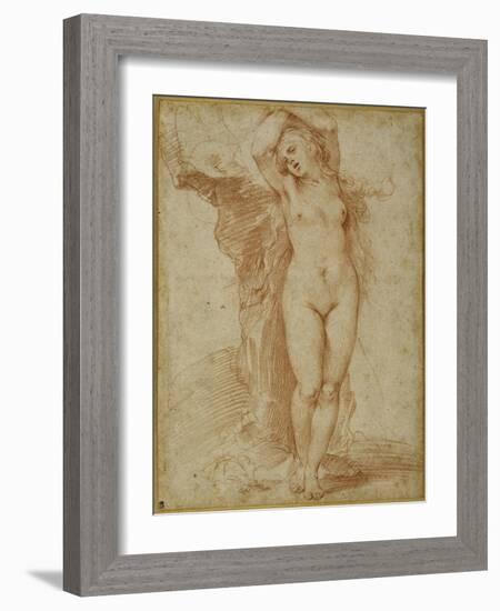 Andromeda Chained to the Rock, 1602-Guiseppe Cesari-Framed Giclee Print