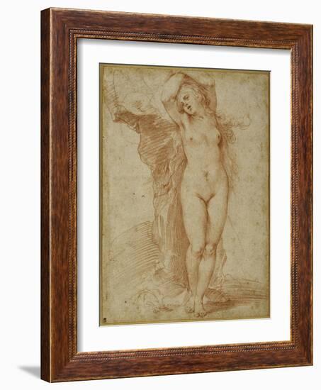 Andromeda Chained to the Rock, 1602-Guiseppe Cesari-Framed Giclee Print