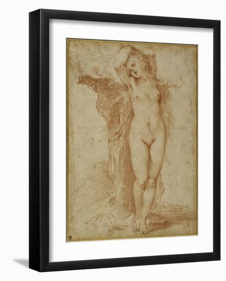 Andromeda Chained to the Rock, 1602-Guiseppe Cesari-Framed Giclee Print