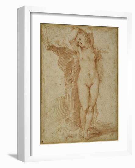 Andromeda Chained to the Rock, 1602-Guiseppe Cesari-Framed Giclee Print