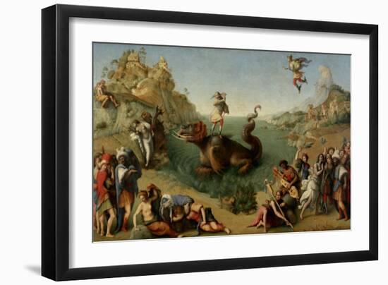 Andromeda Freed by Perseus, 1510-1515-Piero di Cosimo-Framed Giclee Print
