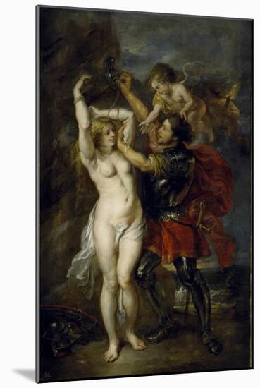 Andromeda Freed by Perseus, 1641-1642-Peter Paul Rubens-Mounted Giclee Print