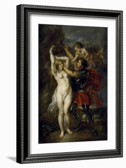 Andromeda Freed by Perseus, 1641-1642-Peter Paul Rubens-Framed Giclee Print