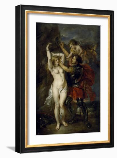 Andromeda Freed by Perseus, 1641-1642-Peter Paul Rubens-Framed Giclee Print