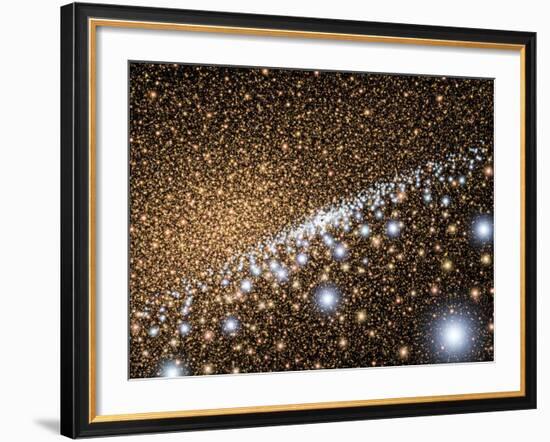 Andromeda Galaxy Core Stars, Artwork-null-Framed Photographic Print