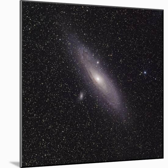 Andromeda Galaxy (M31) with Satellite Galaxies Messier 110 and Messier 32-Stocktrek Images-Mounted Photographic Print