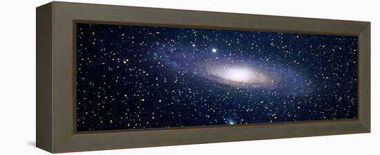 Andromeda Galaxy (Photo Illustration)-null-Framed Stretched Canvas
