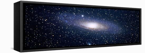 Andromeda Galaxy (Photo Illustration)-null-Framed Stretched Canvas