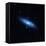 Andromeda Galaxy's Older Stellar Population in Blue-null-Framed Premier Image Canvas