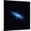 Andromeda Galaxy's Older Stellar Population in Blue-null-Mounted Photographic Print