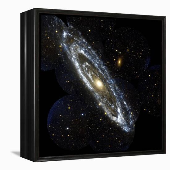 Andromeda Galaxy, UV Image-null-Framed Premier Image Canvas