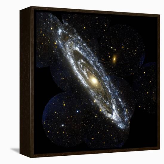 Andromeda Galaxy, UV Image-null-Framed Premier Image Canvas