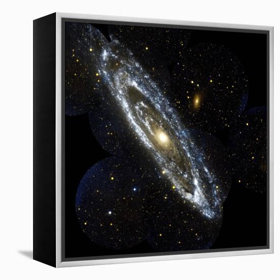 Andromeda Galaxy, UV Image-null-Framed Premier Image Canvas