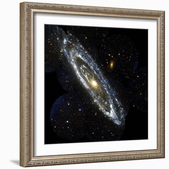 Andromeda Galaxy, UV Image-null-Framed Premium Photographic Print