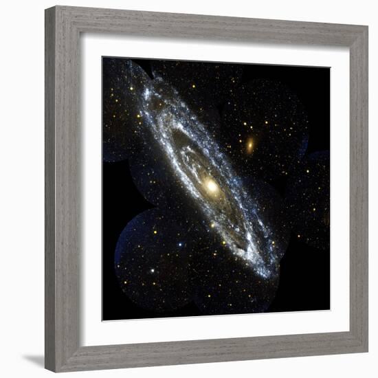 Andromeda Galaxy, UV Image-null-Framed Premium Photographic Print