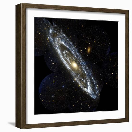 Andromeda Galaxy, UV Image-null-Framed Premium Photographic Print