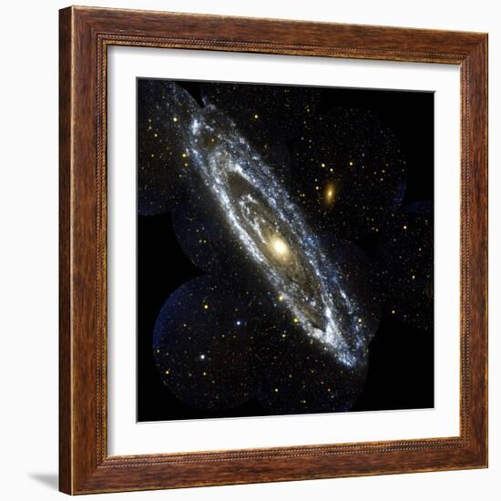 Andromeda Galaxy, UV Image-null-Framed Premium Photographic Print