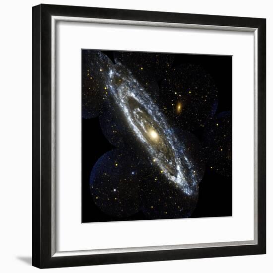 Andromeda Galaxy, UV Image-null-Framed Premium Photographic Print