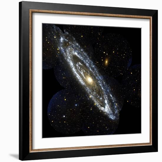 Andromeda Galaxy, UV Image-null-Framed Premium Photographic Print