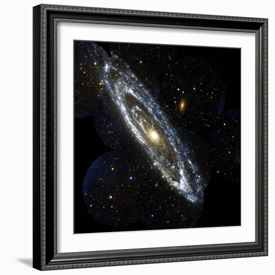 Andromeda Galaxy, UV Image-null-Framed Premium Photographic Print