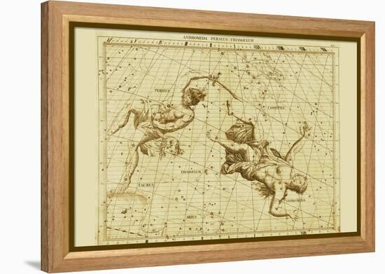 Andromeda Perseus Triangulum-Sir John Flamsteed-Framed Stretched Canvas