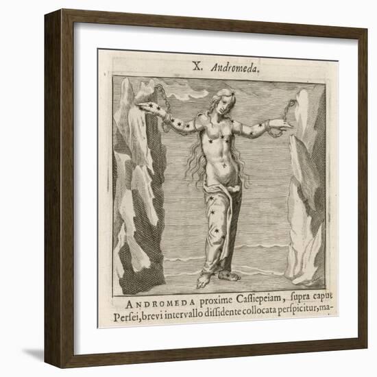 Andromeda Waiting to be Rescued by Perseus-Gaius Julius Hyginus-Framed Art Print