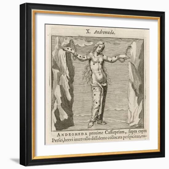 Andromeda Waiting to be Rescued by Perseus-Gaius Julius Hyginus-Framed Art Print