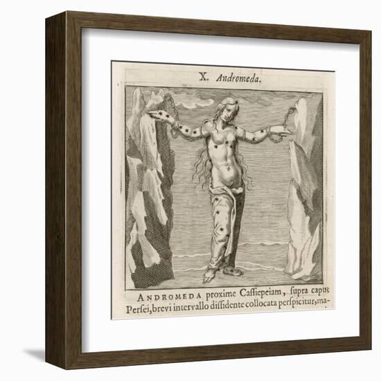 Andromeda Waiting to be Rescued by Perseus-Gaius Julius Hyginus-Framed Art Print