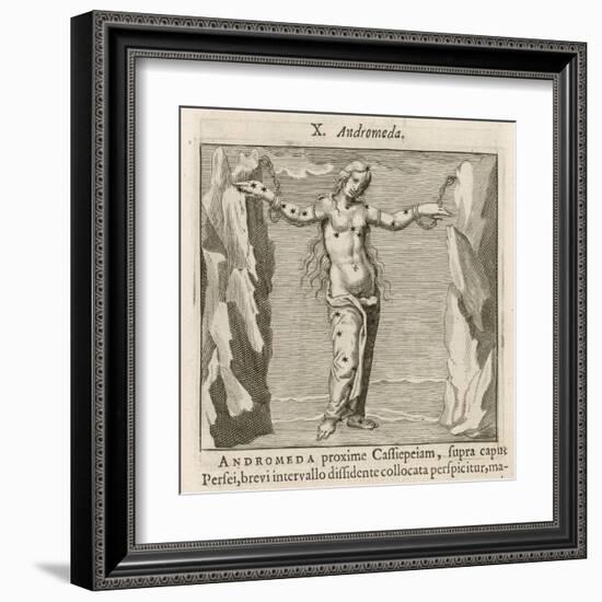 Andromeda Waiting to be Rescued by Perseus-Gaius Julius Hyginus-Framed Art Print