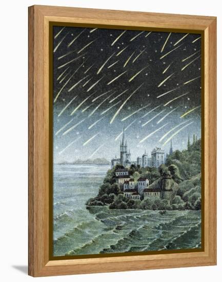 Andromedid Meteor Shower-Science, Industry and Business Library-Framed Premier Image Canvas