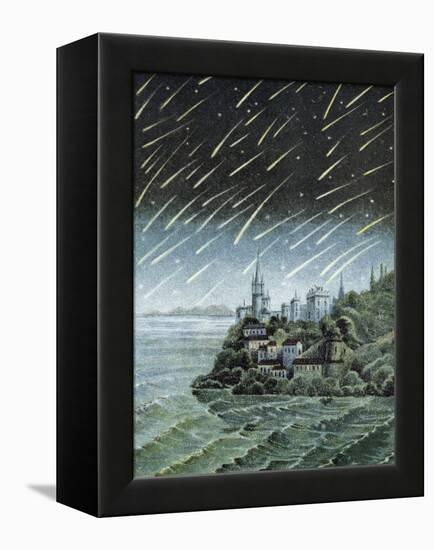 Andromedid Meteor Shower-Science, Industry and Business Library-Framed Premier Image Canvas