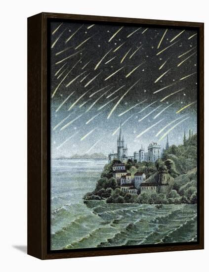 Andromedid Meteor Shower-Science, Industry and Business Library-Framed Premier Image Canvas