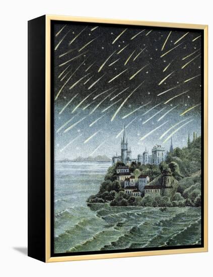 Andromedid Meteor Shower-Science, Industry and Business Library-Framed Premier Image Canvas