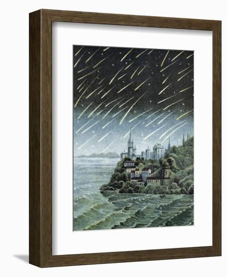 Andromedid Meteor Shower-Science, Industry and Business Library-Framed Premium Photographic Print