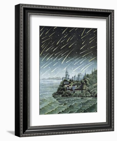 Andromedid Meteor Shower-Science, Industry and Business Library-Framed Premium Photographic Print