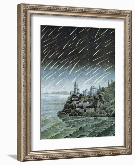 Andromedid Meteor Shower-Science, Industry and Business Library-Framed Photographic Print
