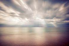 2 Yellow Beach Huts-Andy Bell-Photographic Print